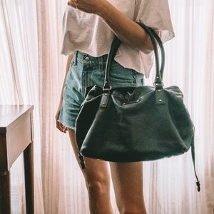 Black leather Kate Spade Bag